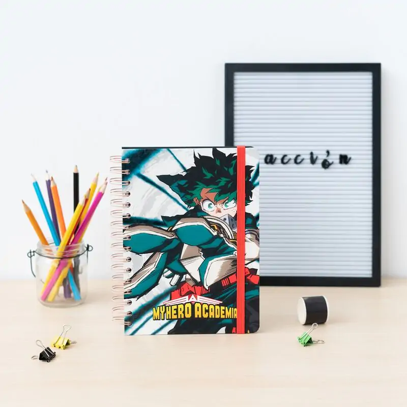 My Hero Academia A5 jegyzetfüzet termékfotó