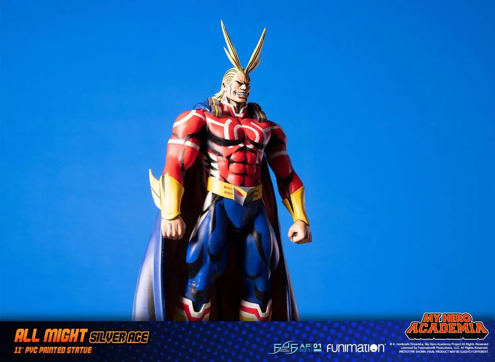 My Hero Academia All Might Silver Age (Standard Edition) akciófigura 28 cm termékfotó