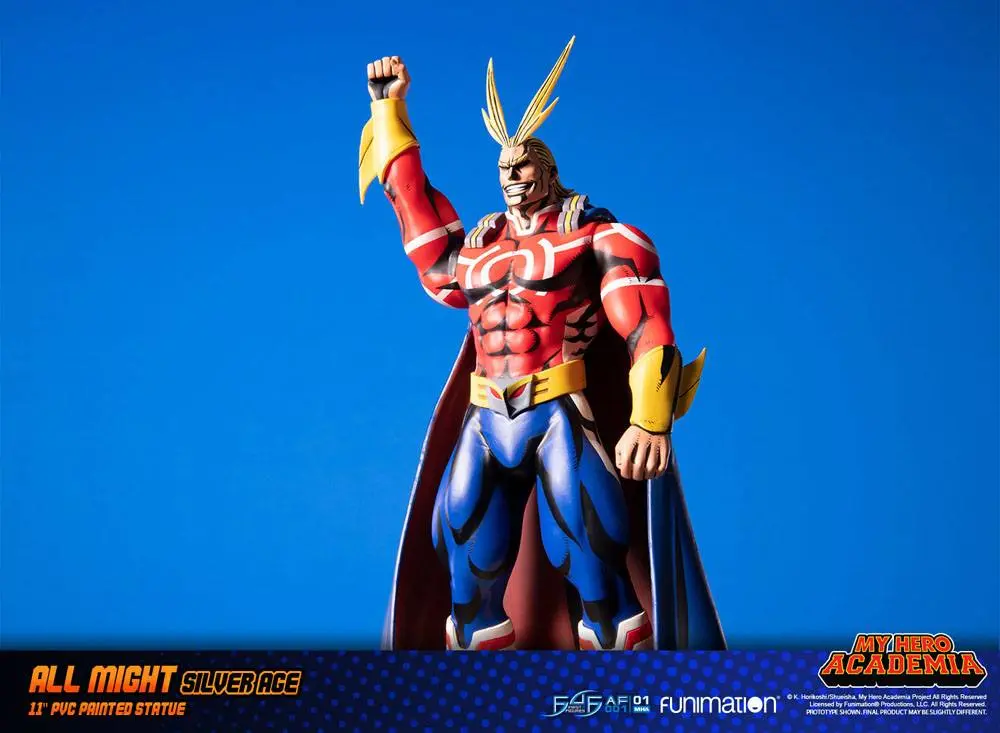 My Hero Academia All Might Silver Age (Standard Edition) akciófigura 28 cm termékfotó