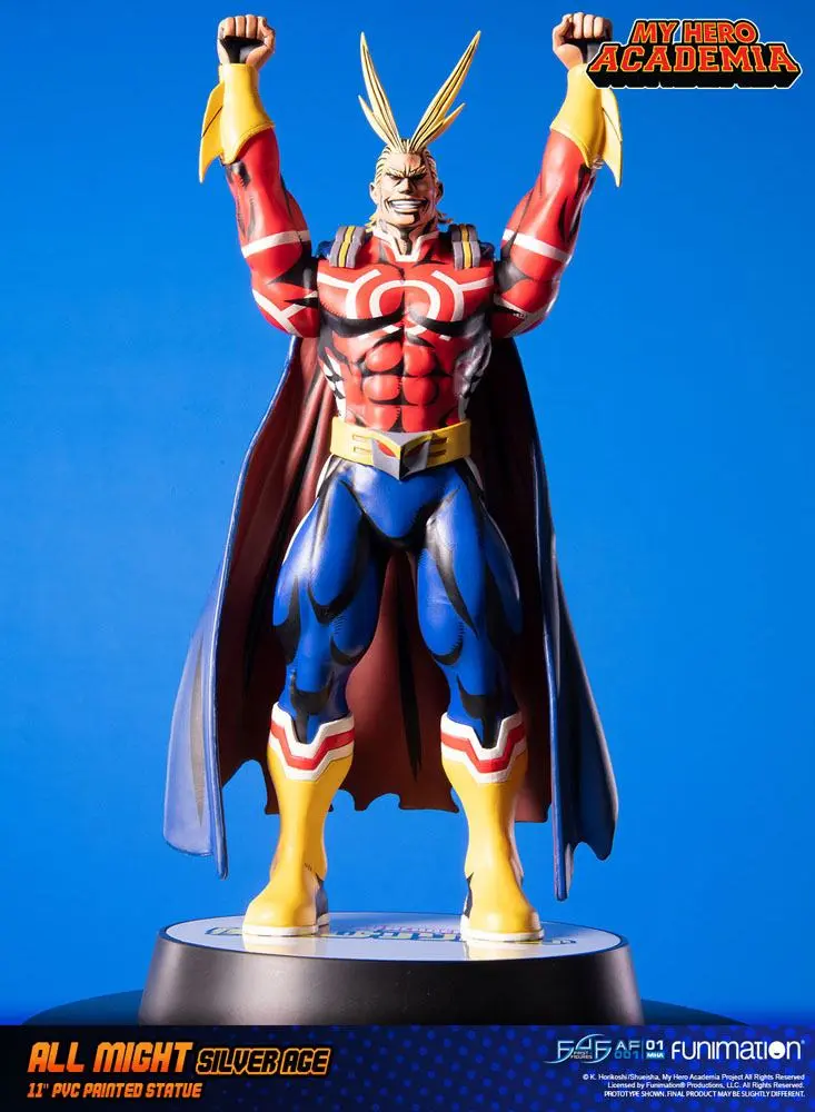 My Hero Academia All Might Silver Age (Standard Edition) akciófigura 28 cm termékfotó