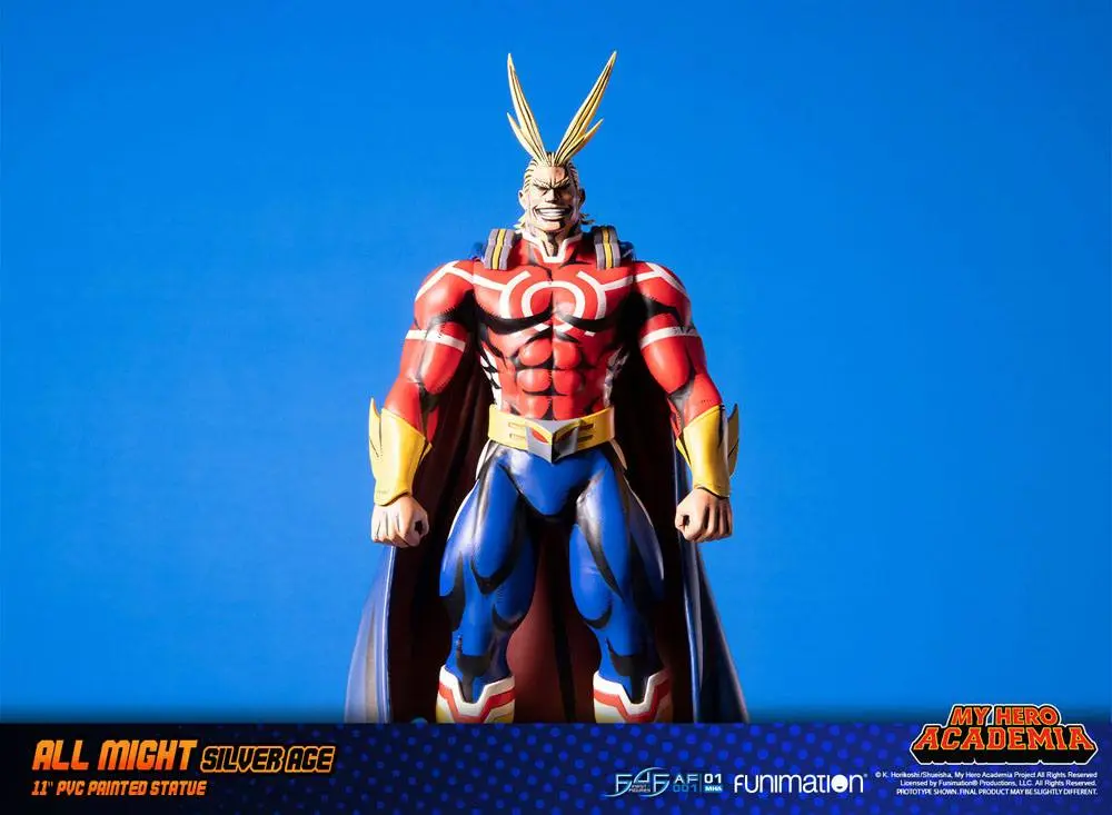 My Hero Academia All Might Silver Age (Standard Edition) akciófigura 28 cm termékfotó