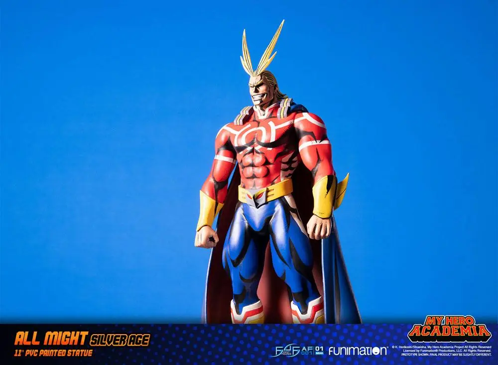 My Hero Academia All Might Silver Age (Standard Edition) akciófigura 28 cm termékfotó