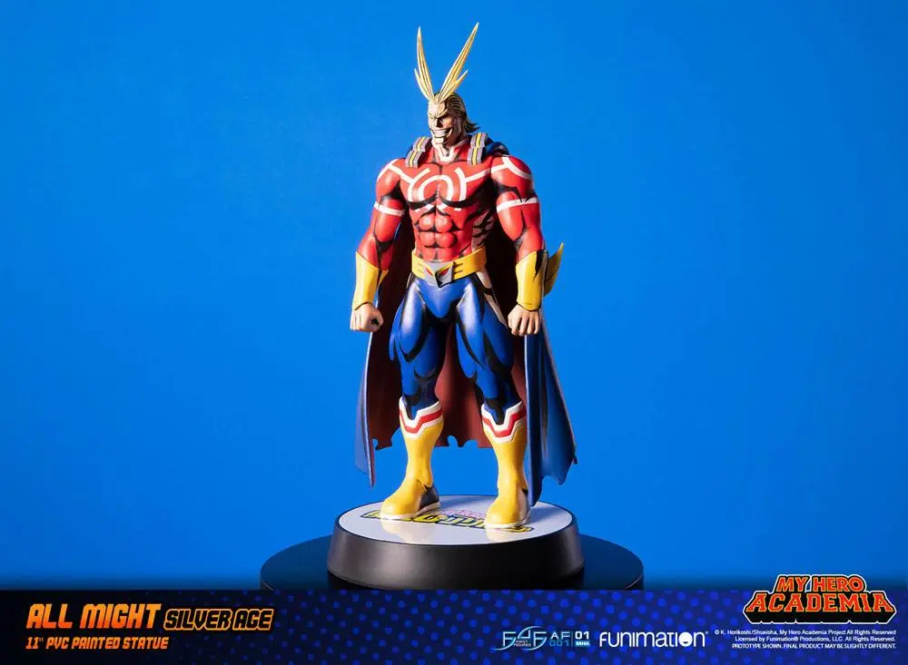 My Hero Academia All Might Silver Age (Standard Edition) akciófigura 28 cm termékfotó