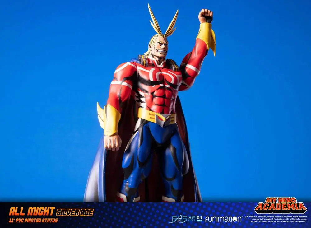 My Hero Academia All Might Silver Age (Standard Edition) akciófigura 28 cm termékfotó