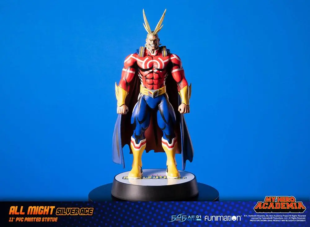 My Hero Academia All Might Silver Age (Standard Edition) akciófigura 28 cm termékfotó