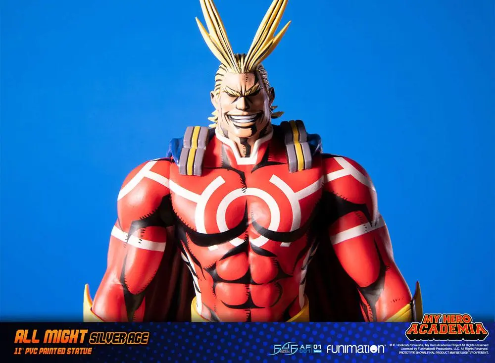 My Hero Academia All Might Silver Age (Standard Edition) akciófigura 28 cm termékfotó