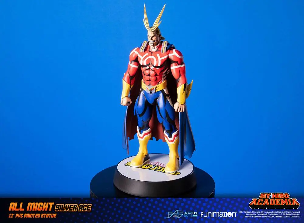 My Hero Academia All Might Silver Age (Standard Edition) akciófigura 28 cm termékfotó