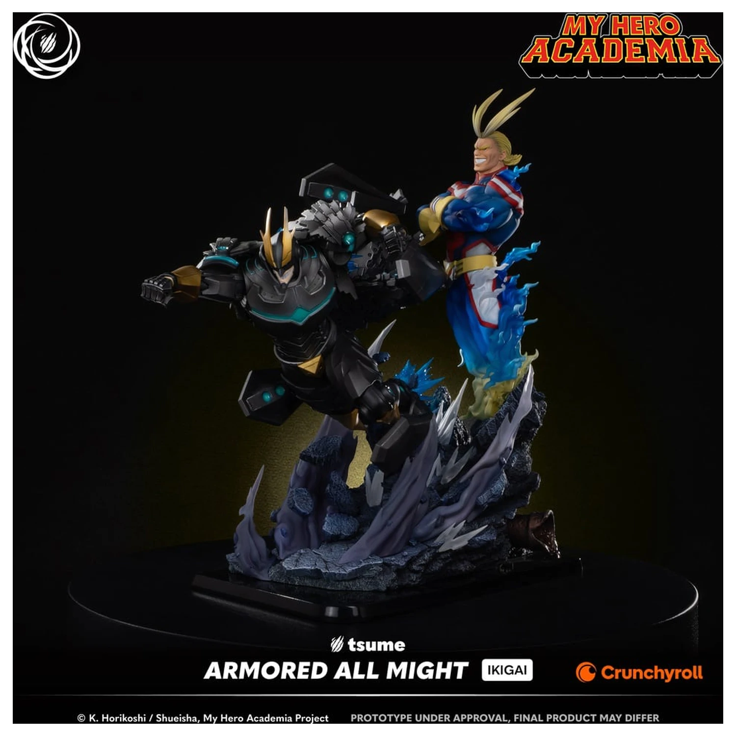 My Hero Academia Armored All Might szobor figura Ikigai 1/6 by Tsume 48cm termékfotó