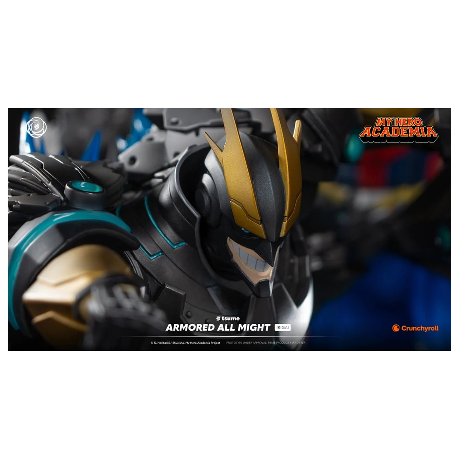 My Hero Academia Armored All Might szobor figura Ikigai 1/6 by Tsume 48cm termékfotó