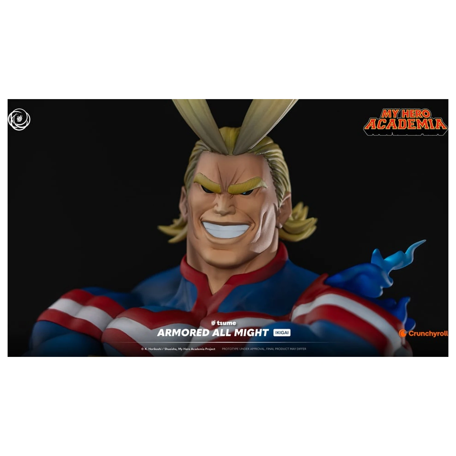 My Hero Academia Armored All Might szobor figura Ikigai 1/6 by Tsume 48cm termékfotó