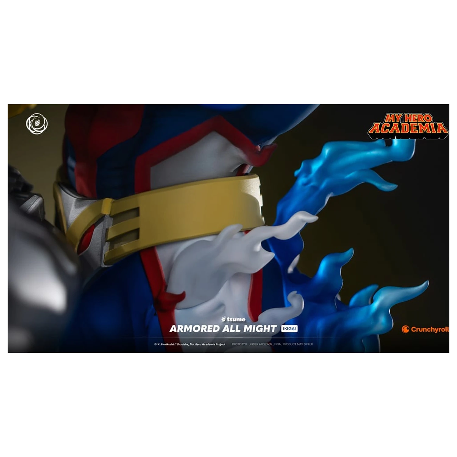 My Hero Academia Armored All Might szobor figura Ikigai 1/6 by Tsume 48cm termékfotó