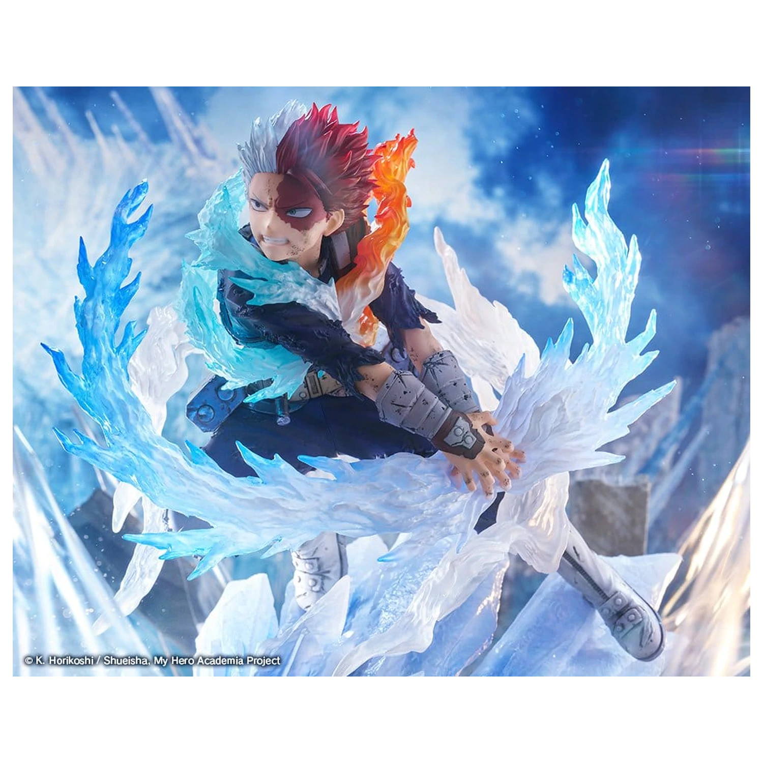My Hero Academia ARTFX J 1/8 Shoto Todoroki Coldflame's Pale Blade Ver. PVC figura 24 cm termékfotó