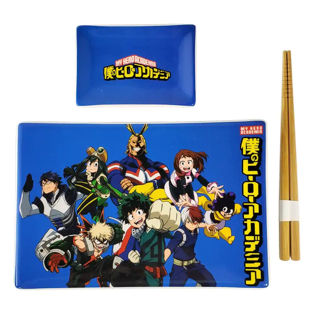 My Hero Academia Classe 1-A kerámia Sushi csomag és evőpálcika termékfotó