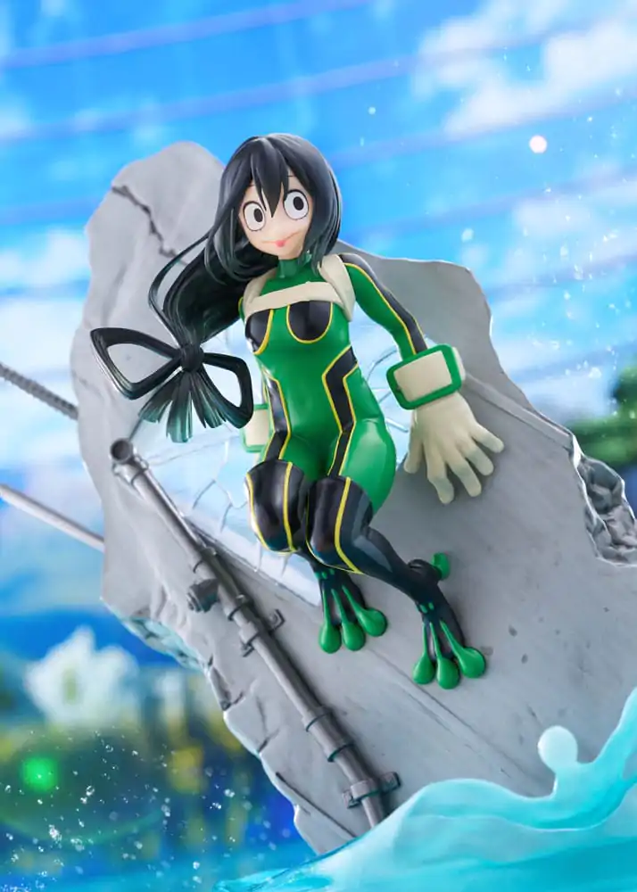 My Hero Academia Dressta Tsuyu Asui PVC szobor figura 22 cm termékfotó