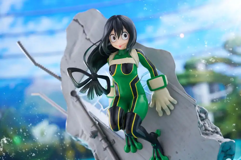 My Hero Academia Dressta Tsuyu Asui PVC szobor figura 22 cm termékfotó