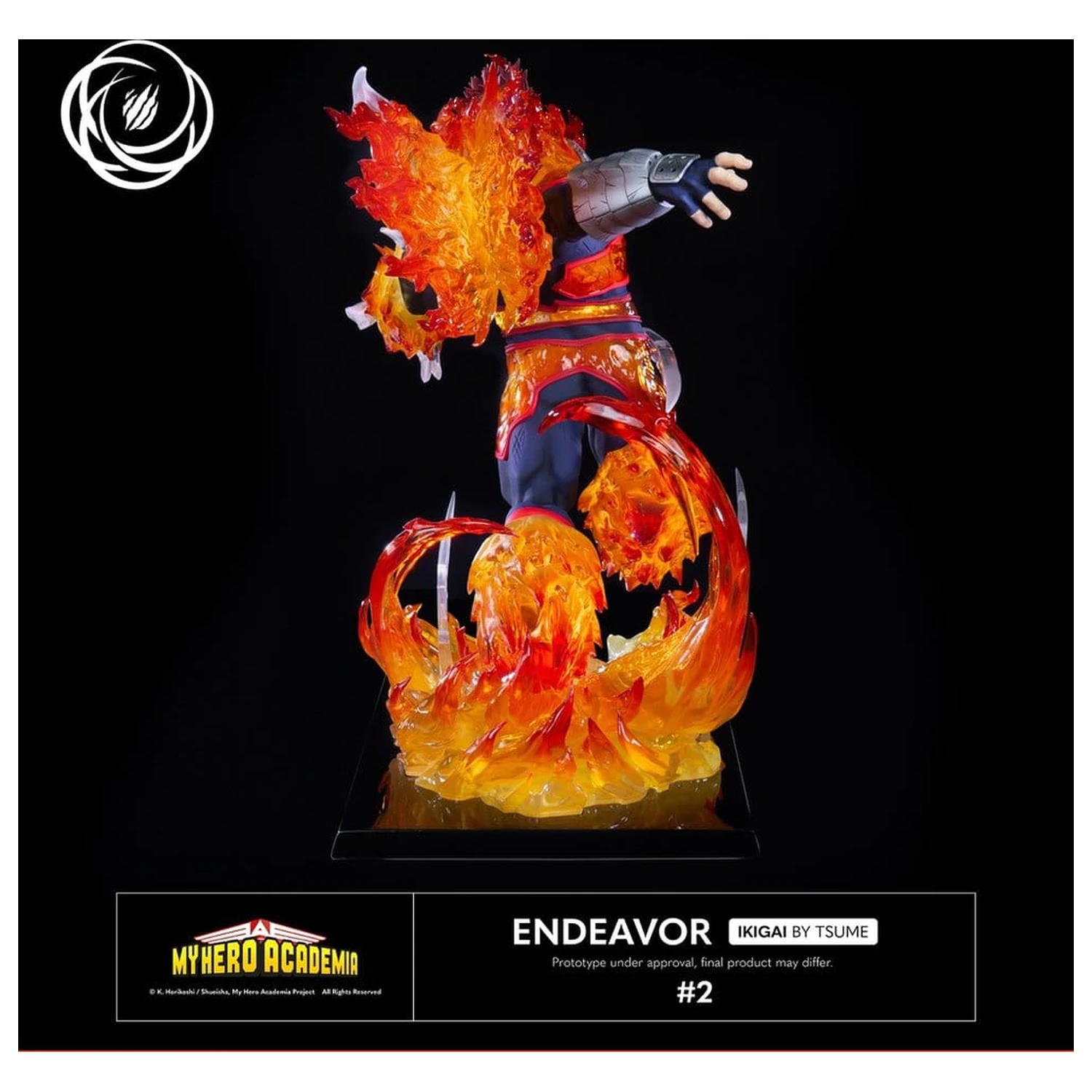 My Hero Academia IKIGAI figura 1/6 Endeavor termékfotó