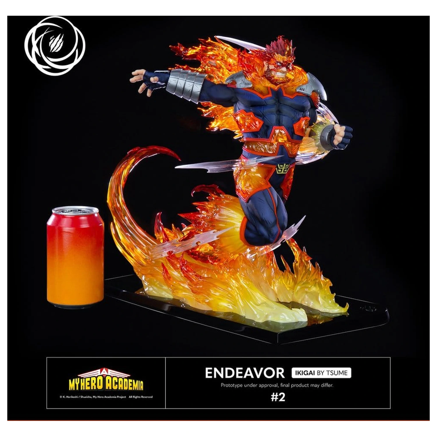 My Hero Academia IKIGAI figura 1/6 Endeavor termékfotó