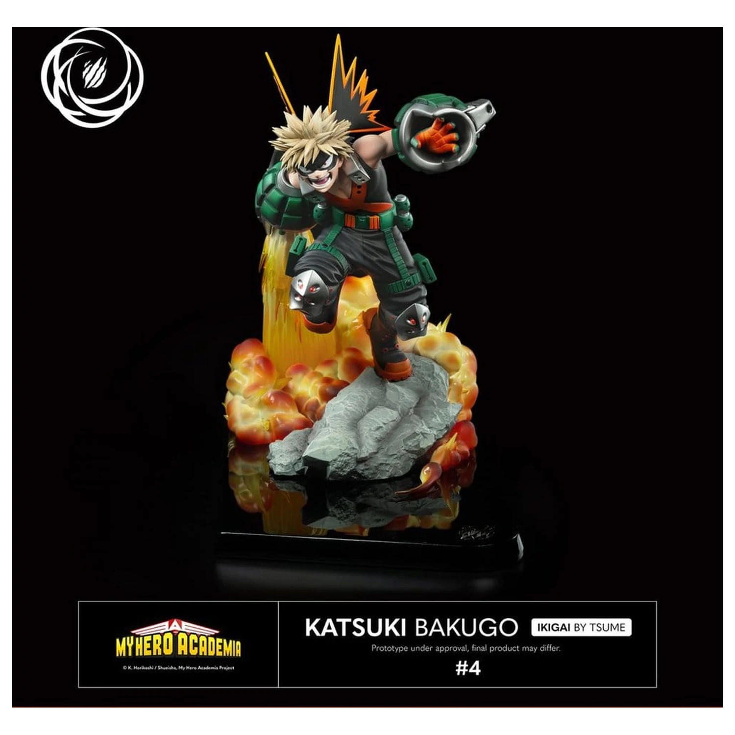 My Hero Academia IKIGAI figura 1/6 Katsuki Bakugo termékfotó