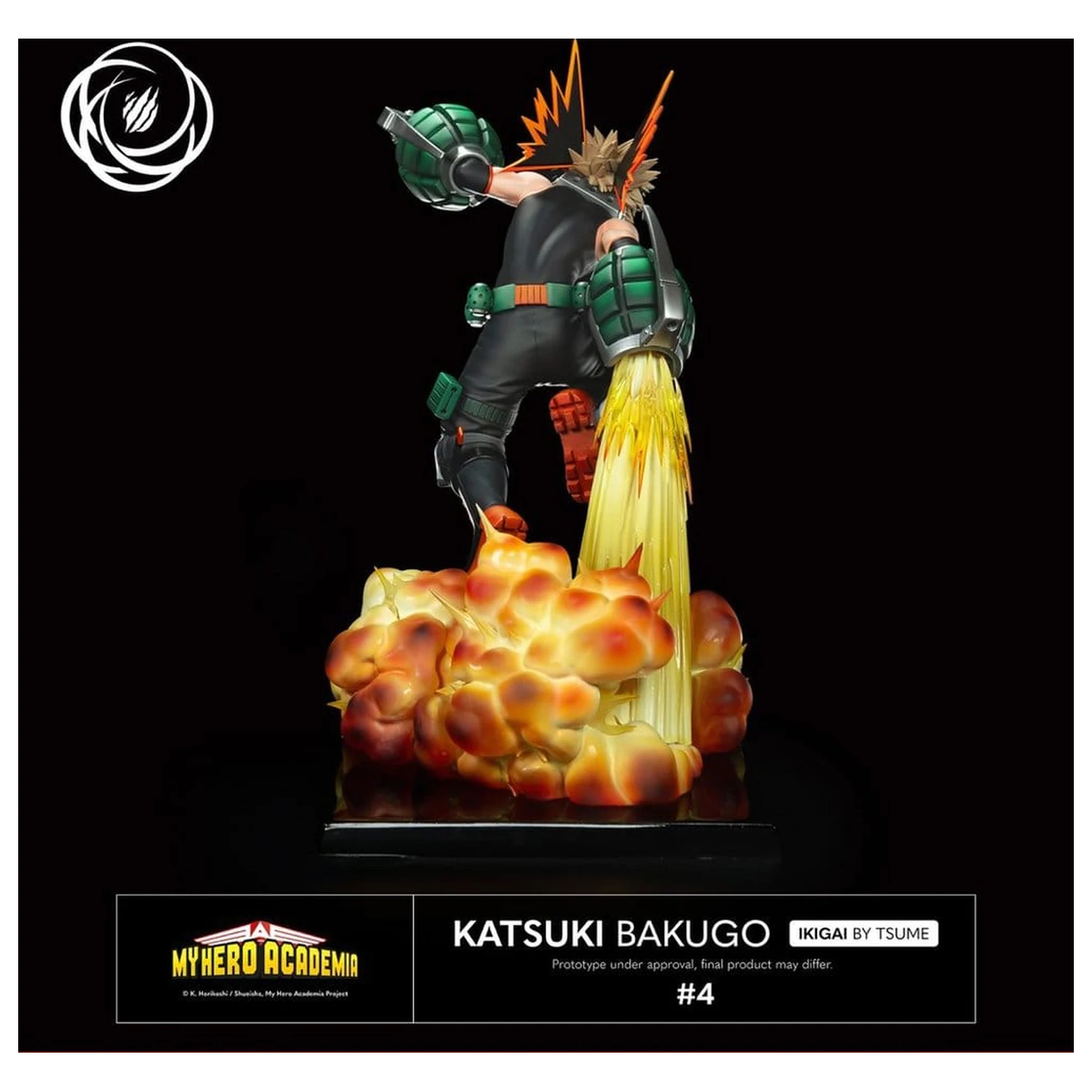 My Hero Academia IKIGAI figura 1/6 Katsuki Bakugo termékfotó