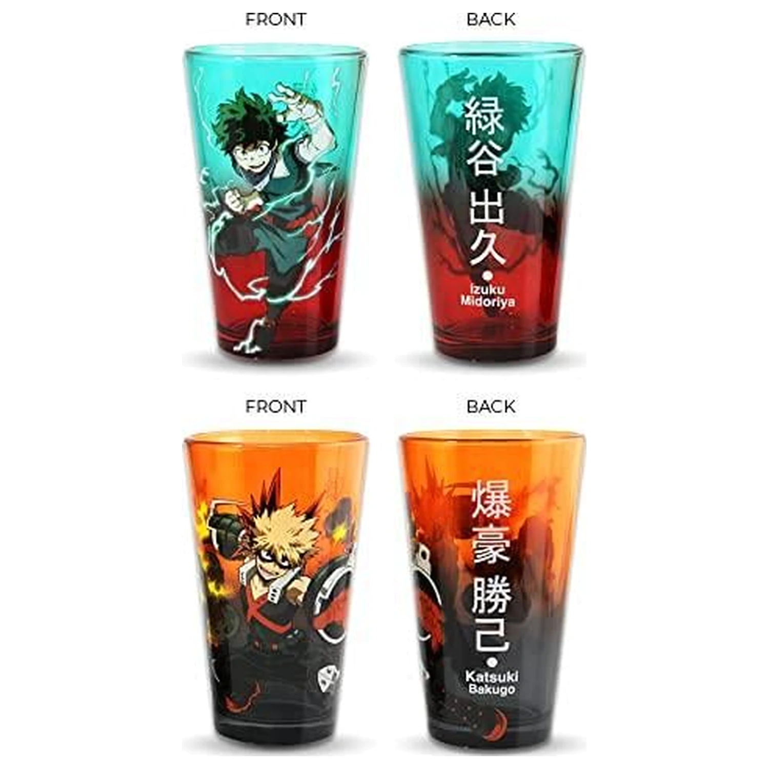 My Hero Academia Izuku & Bakugo 2 db-os 450 ml-es pohár készlet termékfotó
