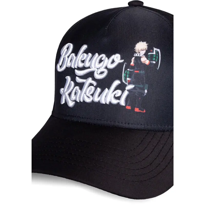 My Hero Academia Curved Bill Cap Katsuki Bakugo 3D Logo termékfotó