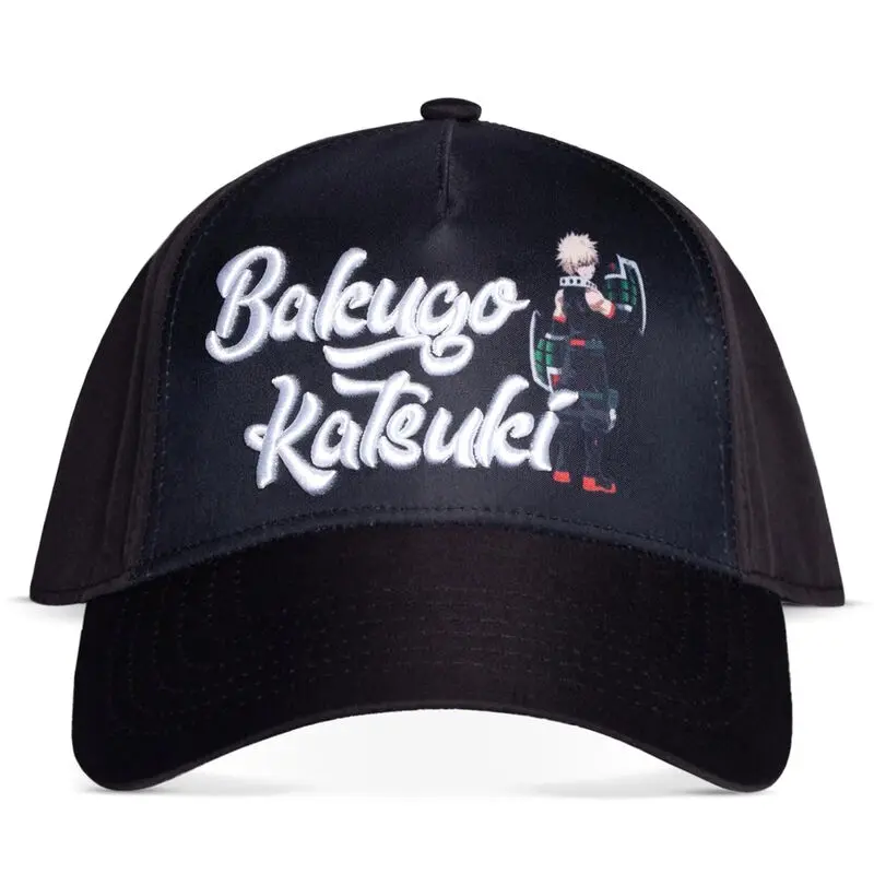 My Hero Academia Curved Bill Cap Katsuki Bakugo 3D Logo termékfotó