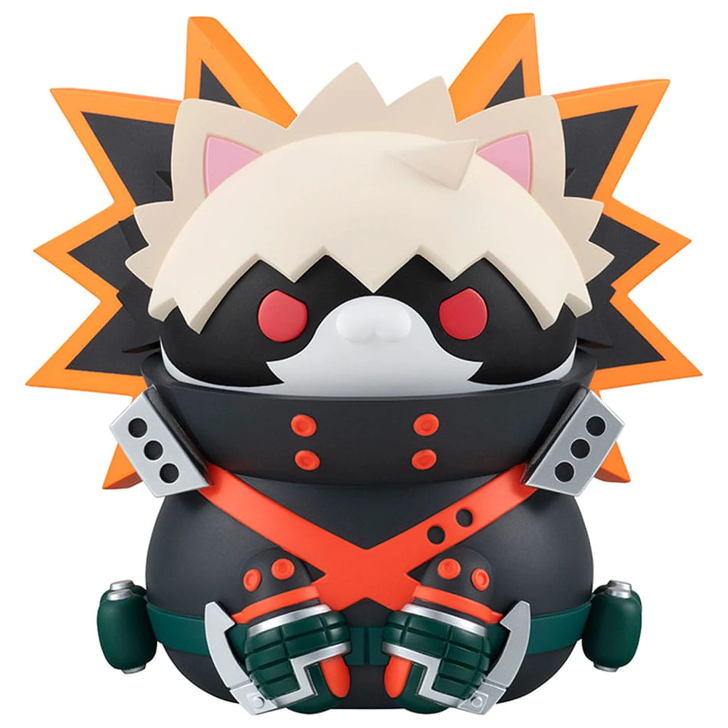 My Hero Academia Mega Cat Project Nyanto! The Big Heroaca Cats Series Series Trading figura Katsuki Bakugo 12 cm   termékfotó