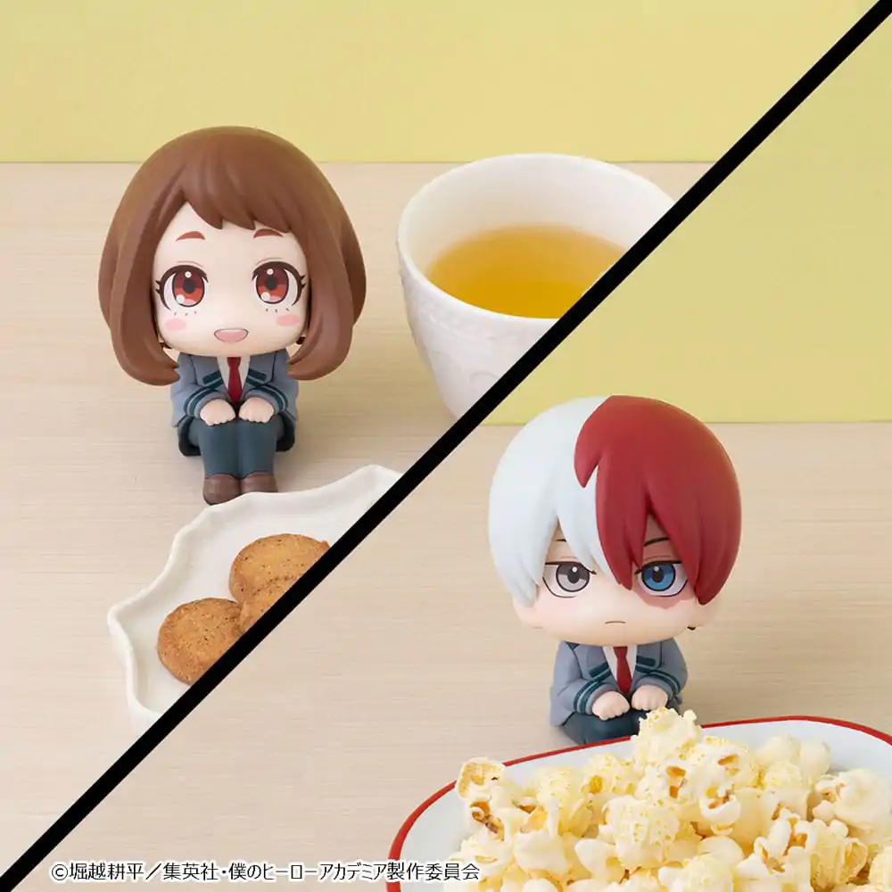 My Hero Academia Ochaco Uraraka &amp; Shoto Todoroki Look Up PVC szobor figura 11 cm (with gift) termékfotó