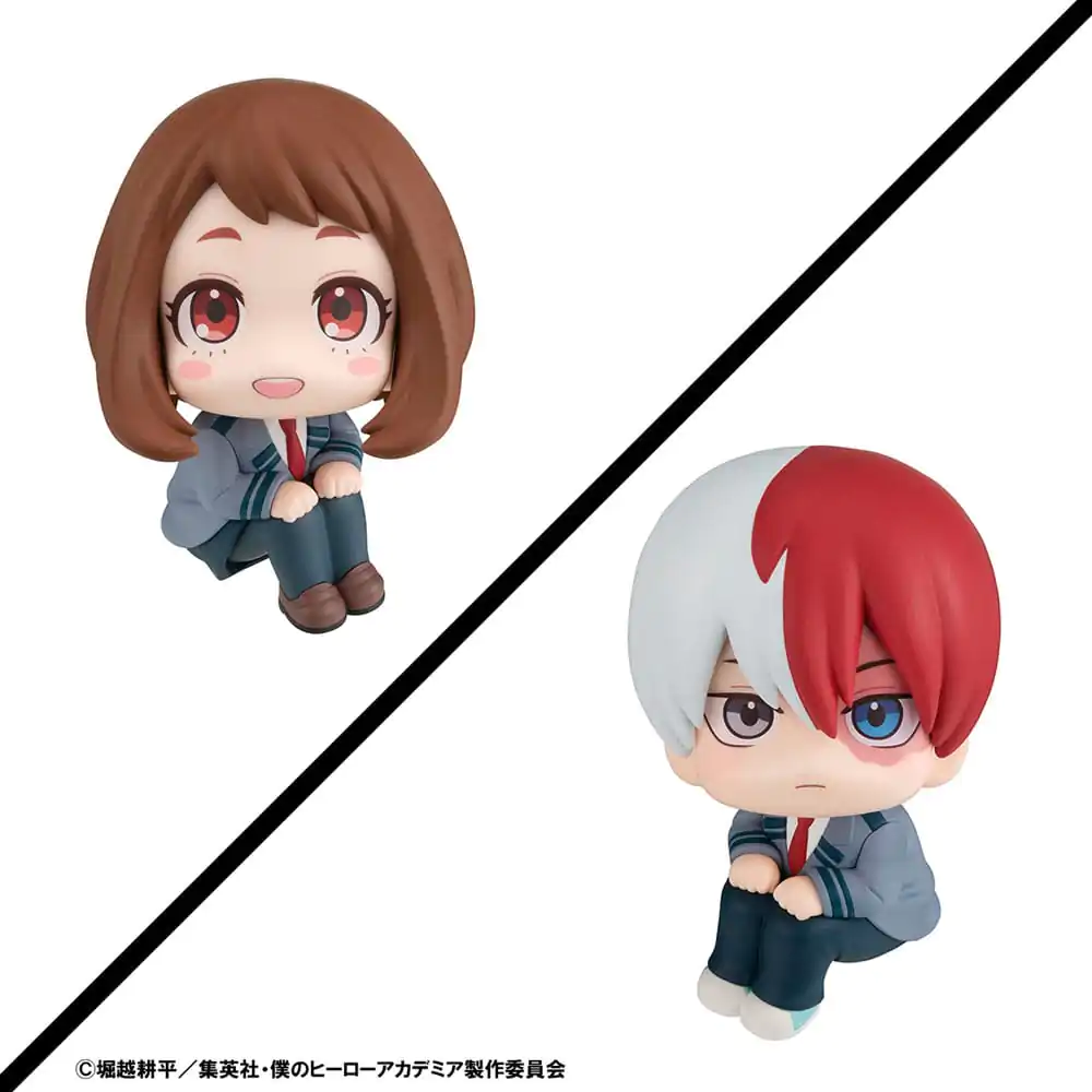 My Hero Academia Ochaco Uraraka &amp; Shoto Todoroki Look Up PVC szobor figura 11 cm (with gift) termékfotó