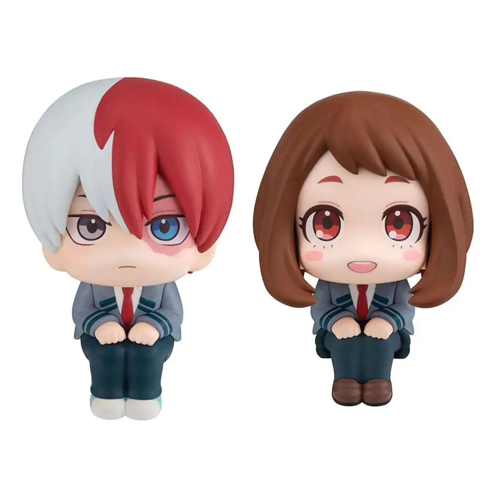 My Hero Academia Ochaco Uraraka &amp; Shoto Todoroki Look Up PVC szobor figura 11 cm (with gift) termékfotó