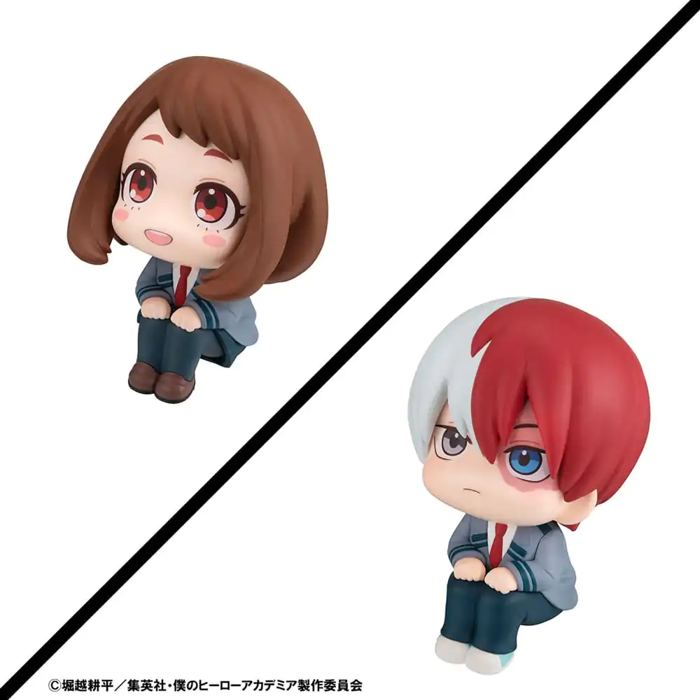 My Hero Academia Ochaco Uraraka &amp; Shoto Todoroki Look Up PVC szobor figura 11 cm (with gift) termékfotó