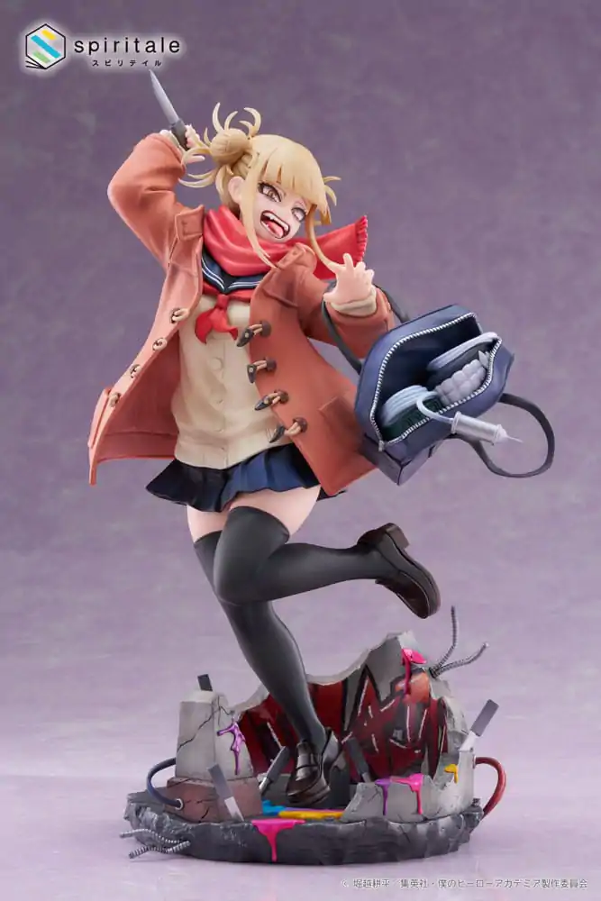 My Hero Academia Senpai 1/7 Himiko Toga Duffel Coat PVC szobor figura 27 cm termékfotó