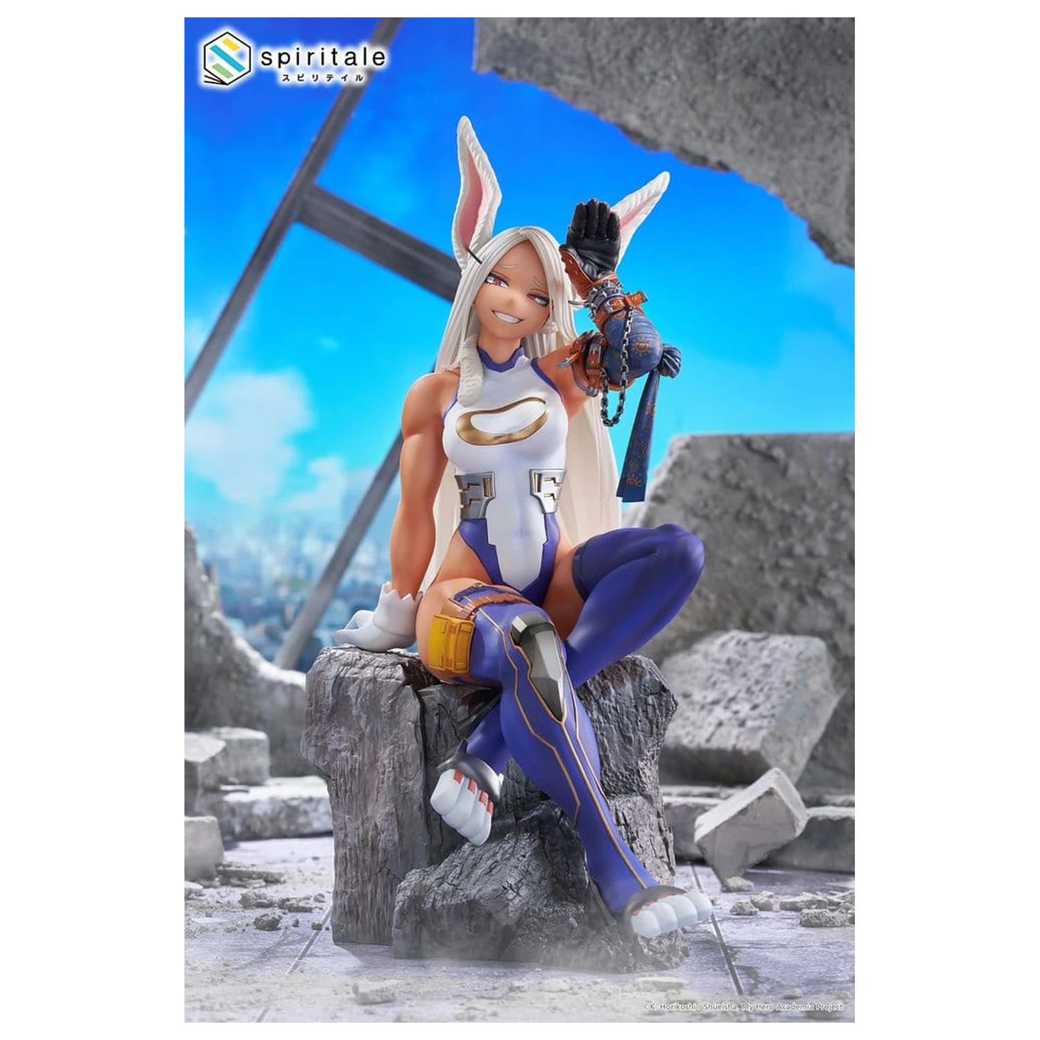 My Hero Academia Spiritale Mirko -Rabbit- 1/7 Scale PVC figura 24 cm termékfotó