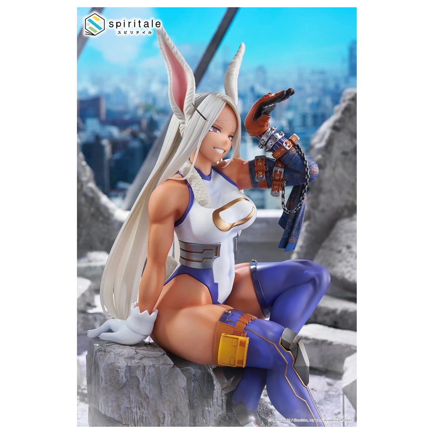 My Hero Academia Spiritale Mirko -Rabbit- 1/7 Scale PVC figura 24 cm termékfotó