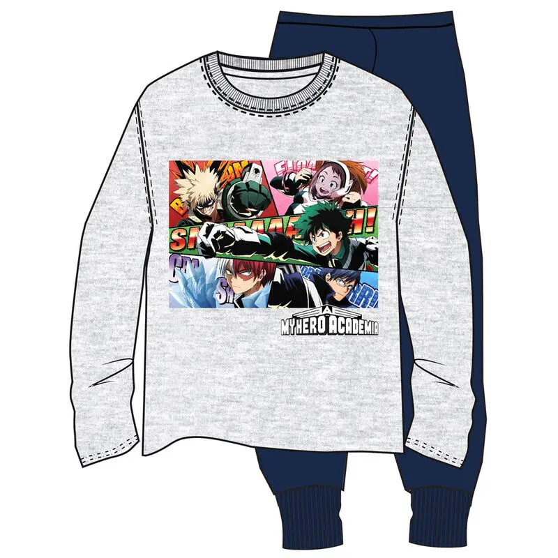 My Hero Academia vignettes gyerek pizsama termékfotó