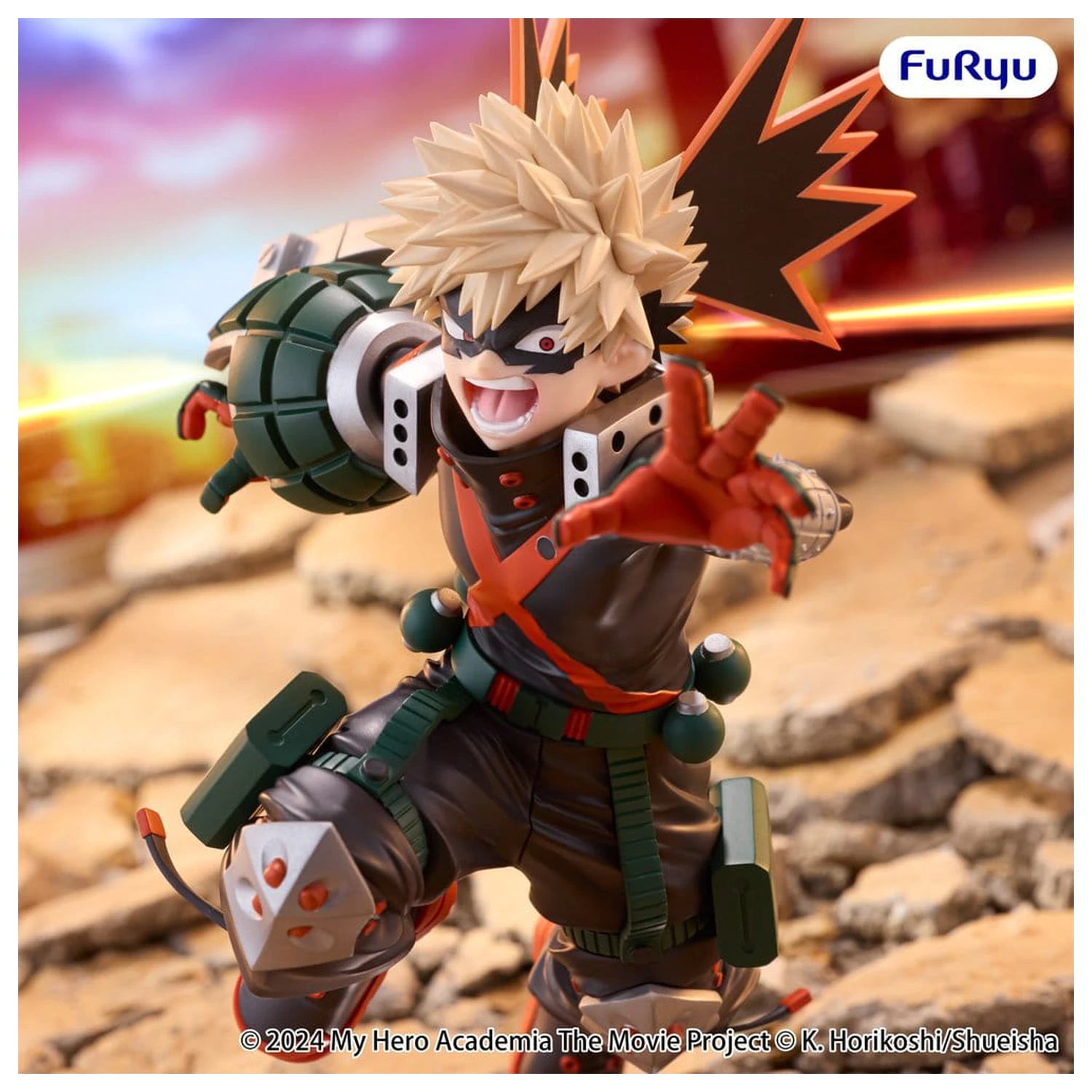 My Hero Academia: You're Next Muchute PVC figura Katsuki Bakugo 25 cm termékfotó