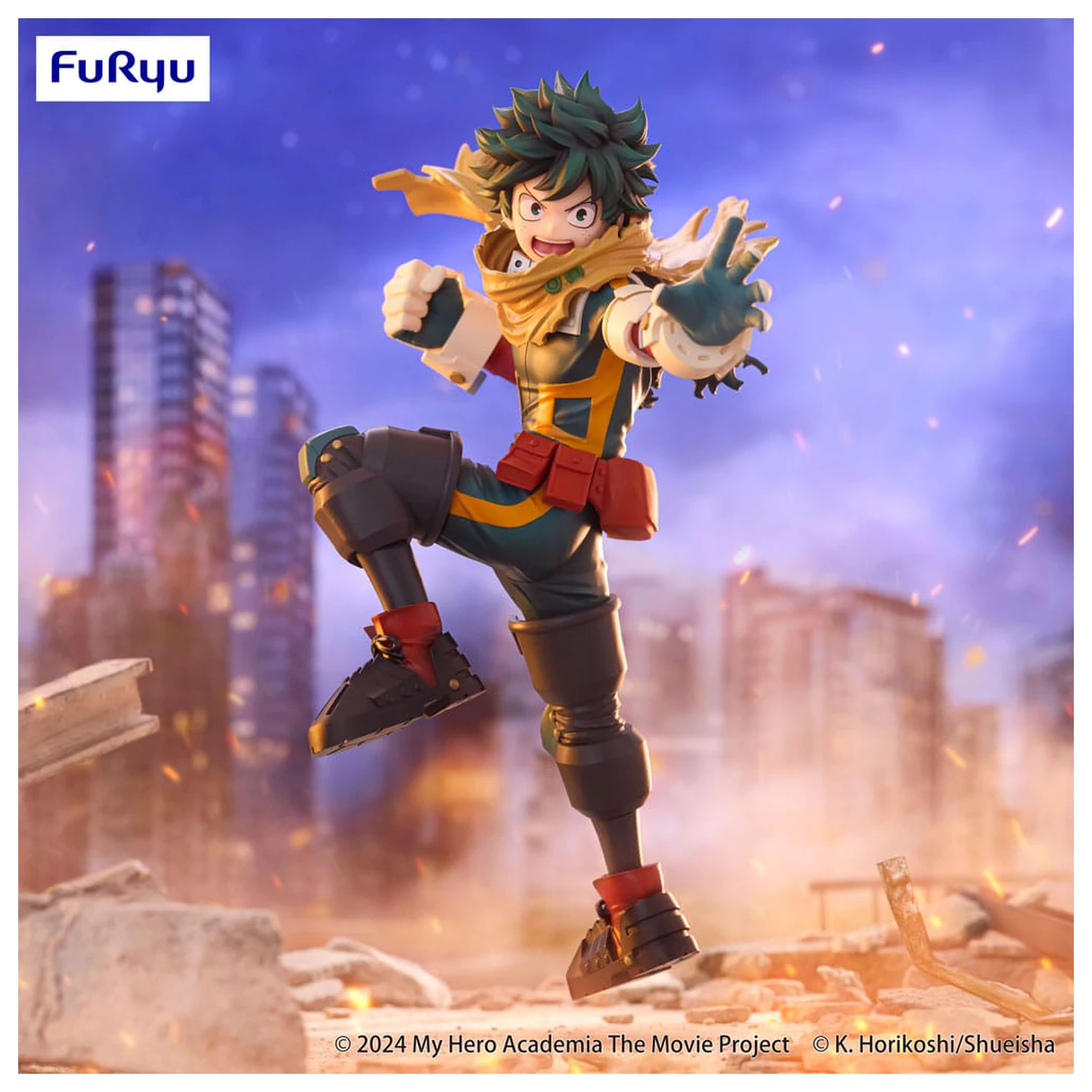 My Hero Academia: You're Next Trio-Try-iT Izuku Midoriya PVC szobor figura 21 cm   termékfotó