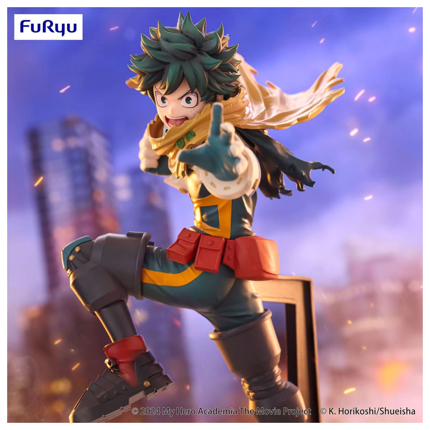 My Hero Academia: You're Next Trio-Try-iT Izuku Midoriya PVC szobor figura 21 cm   termékfotó