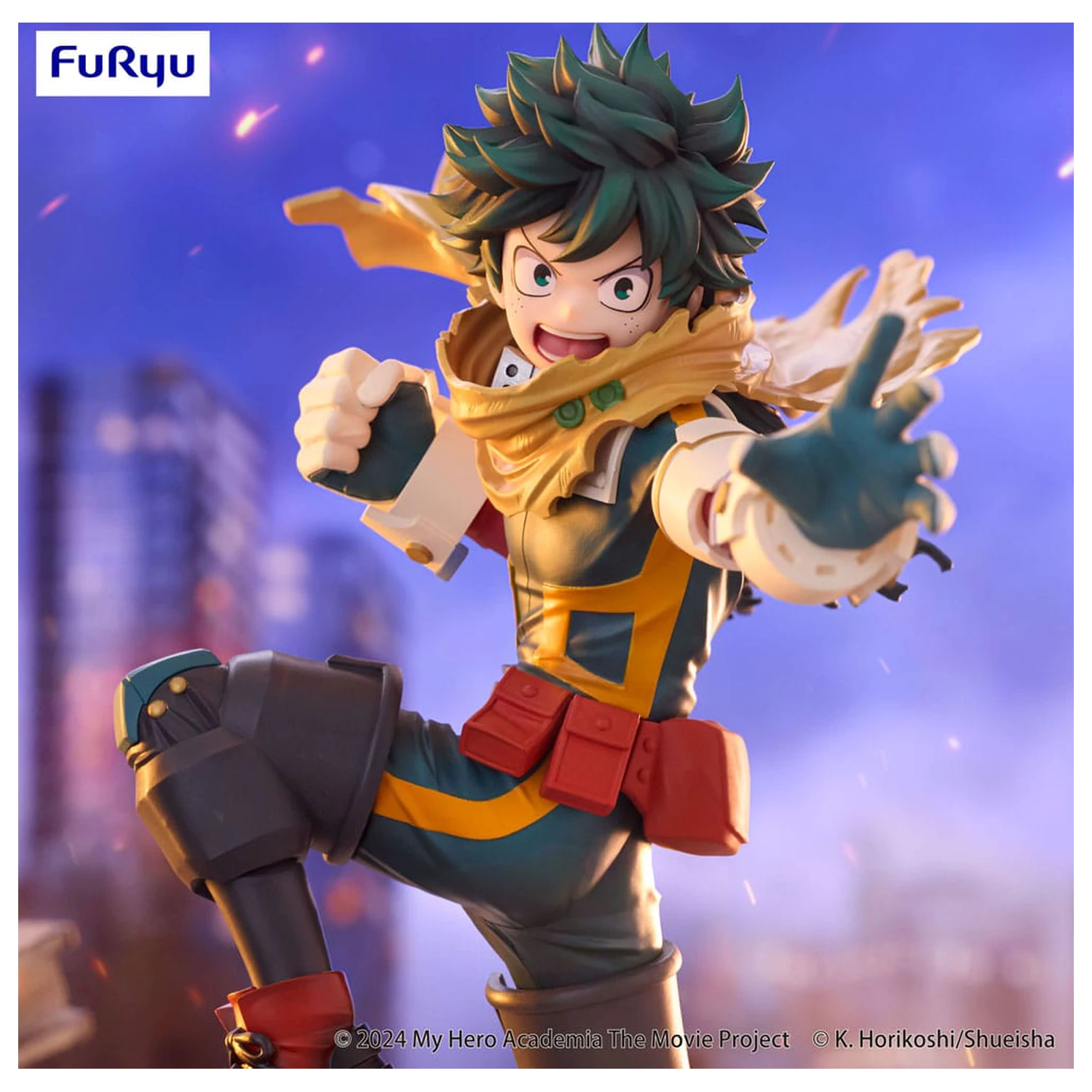 My Hero Academia: You're Next Trio-Try-iT Izuku Midoriya PVC szobor figura 21 cm   termékfotó