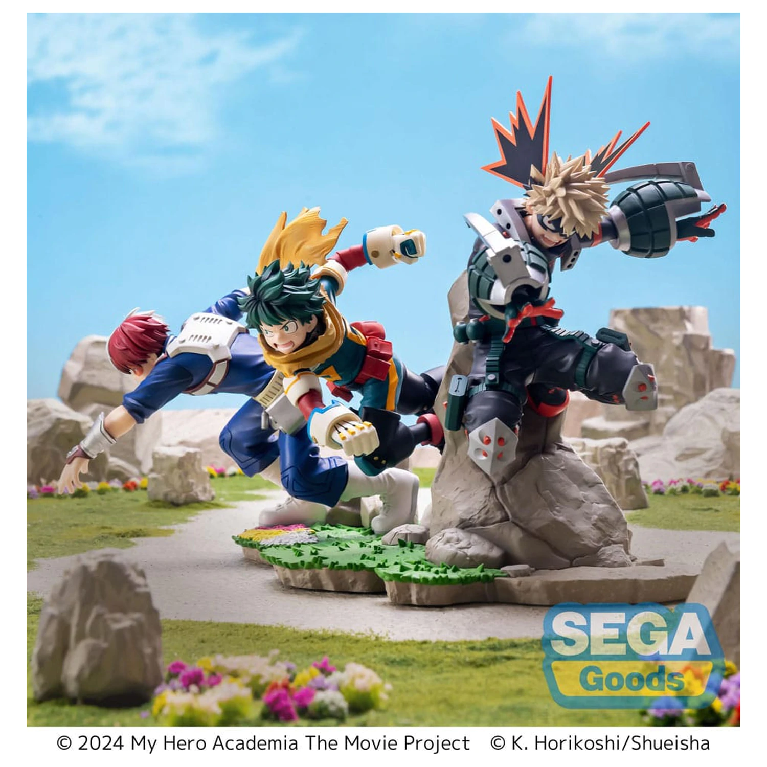 My Hero Academia: You´re Next Xross Link Anime Shoto Todoroki PVC szobor figura 12 cm  termékfotó