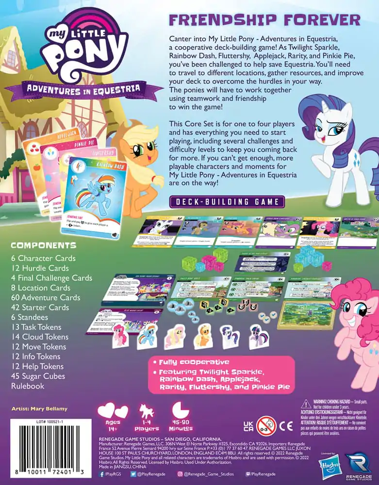 My Little Pony Deck-Building Adventures in Equestria angol nyelvű kártyajáték termékfotó