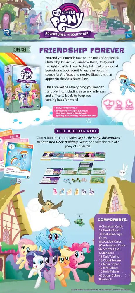 My Little Pony Deck-Building Adventures in Equestria angol nyelvű kártyajáték termékfotó