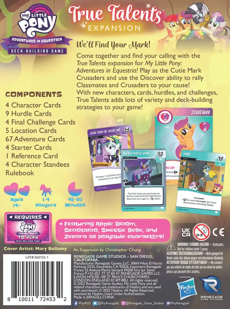 My Little Pony Deck-Building True Talents Expansion angol nyelvű kártyajáték termékfotó