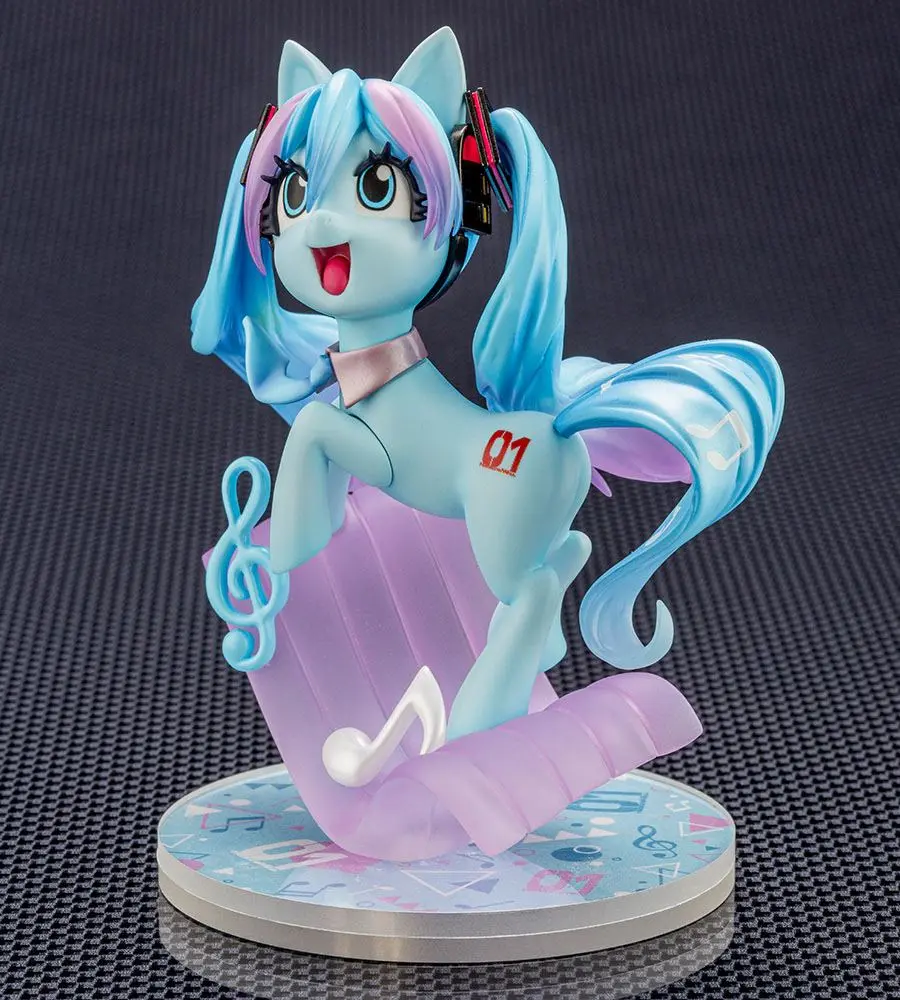 My Little Pony feat. Hatsune Miku Bishoujo 1/7 Hatsune Miku Pony PVC szobor figura 22 cm termékfotó