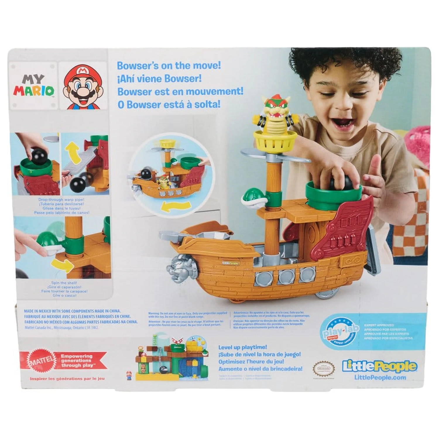 My Mario Little People Bowser's Airship játékkészlet  termékfotó