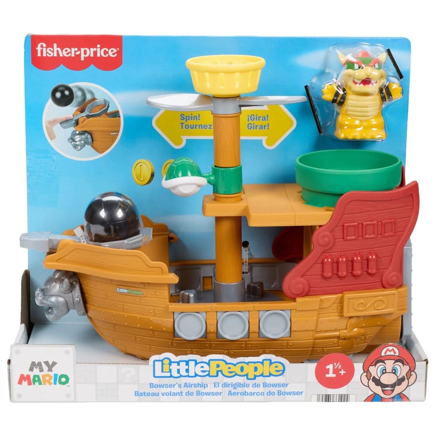 My Mario Little People Bowser's Airship játékkészlet  termékfotó
