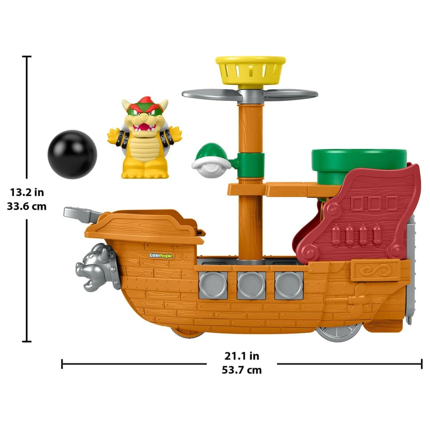 My Mario Little People Bowser's Airship játékkészlet  termékfotó