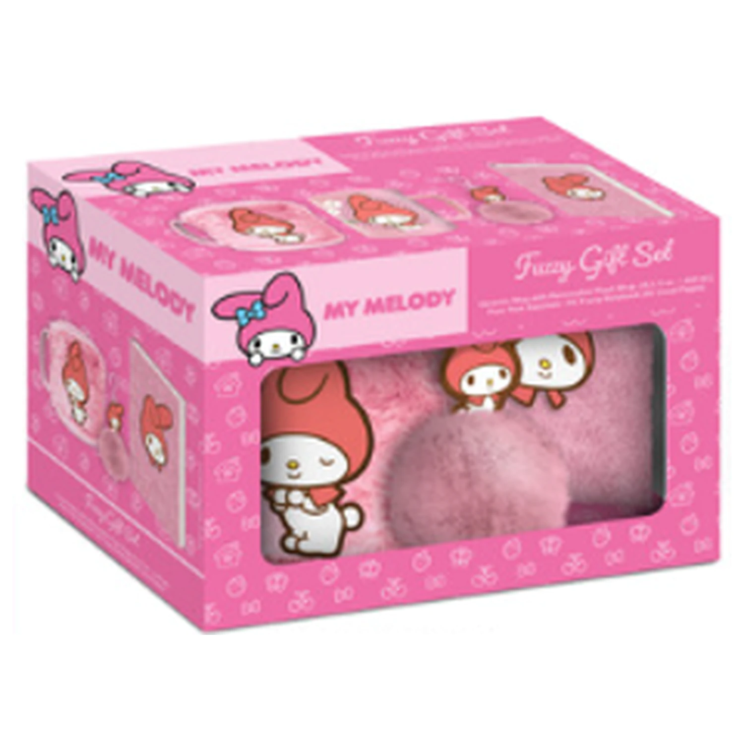 My Melody Fuzzy ajándékcsomag jegyzetfüzet + bögre + kulcstartó termékfotó
