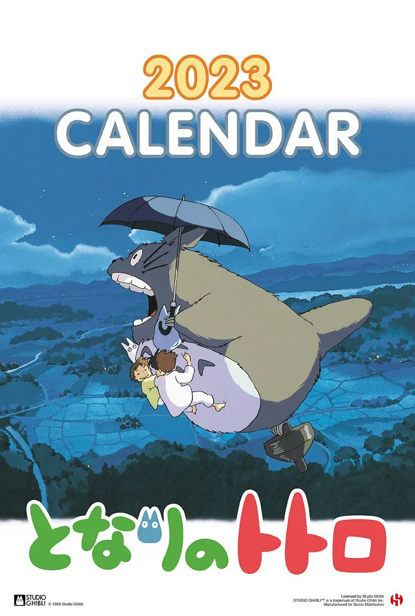 My Neighbor Totoro 2023-as naptár Angol nyelvű termékfotó