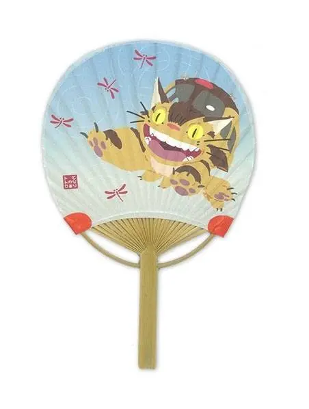 My Neighbor Totoro Catbus &amp; Dragonfly legyező termékfotó
